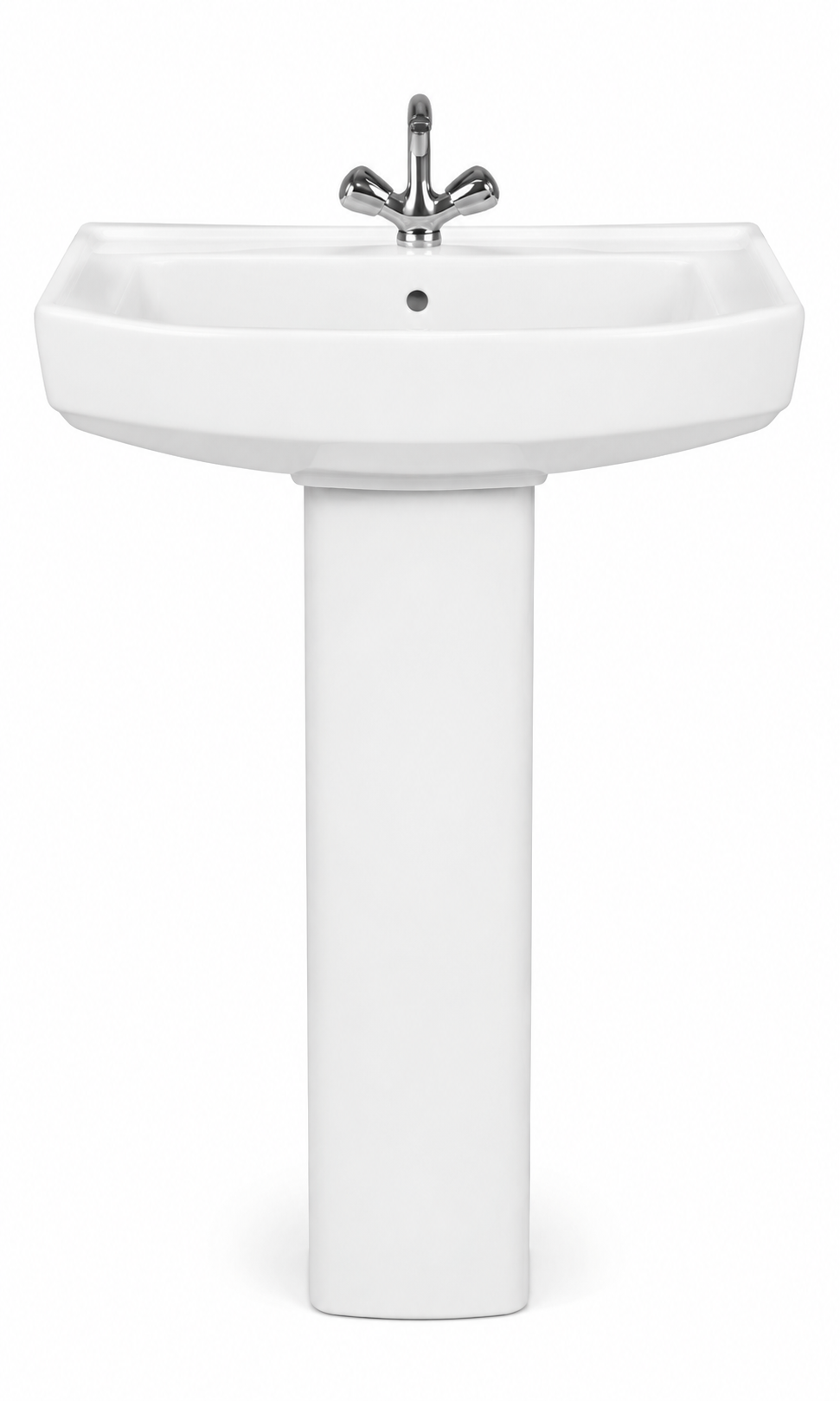 ARTICKK Pole 23x17 Set Basin With Pedestal