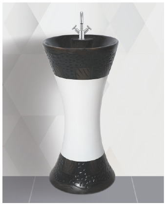 ARTICKK Model 9001 Damru One Piece Basin
