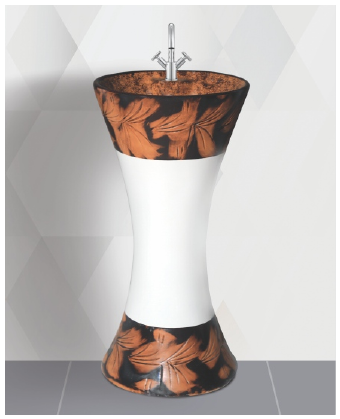 ARTICKK Model 9007 Damru One Piece Basin