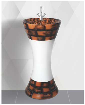ARTICKK Model 9008 Damru One Piece Basin