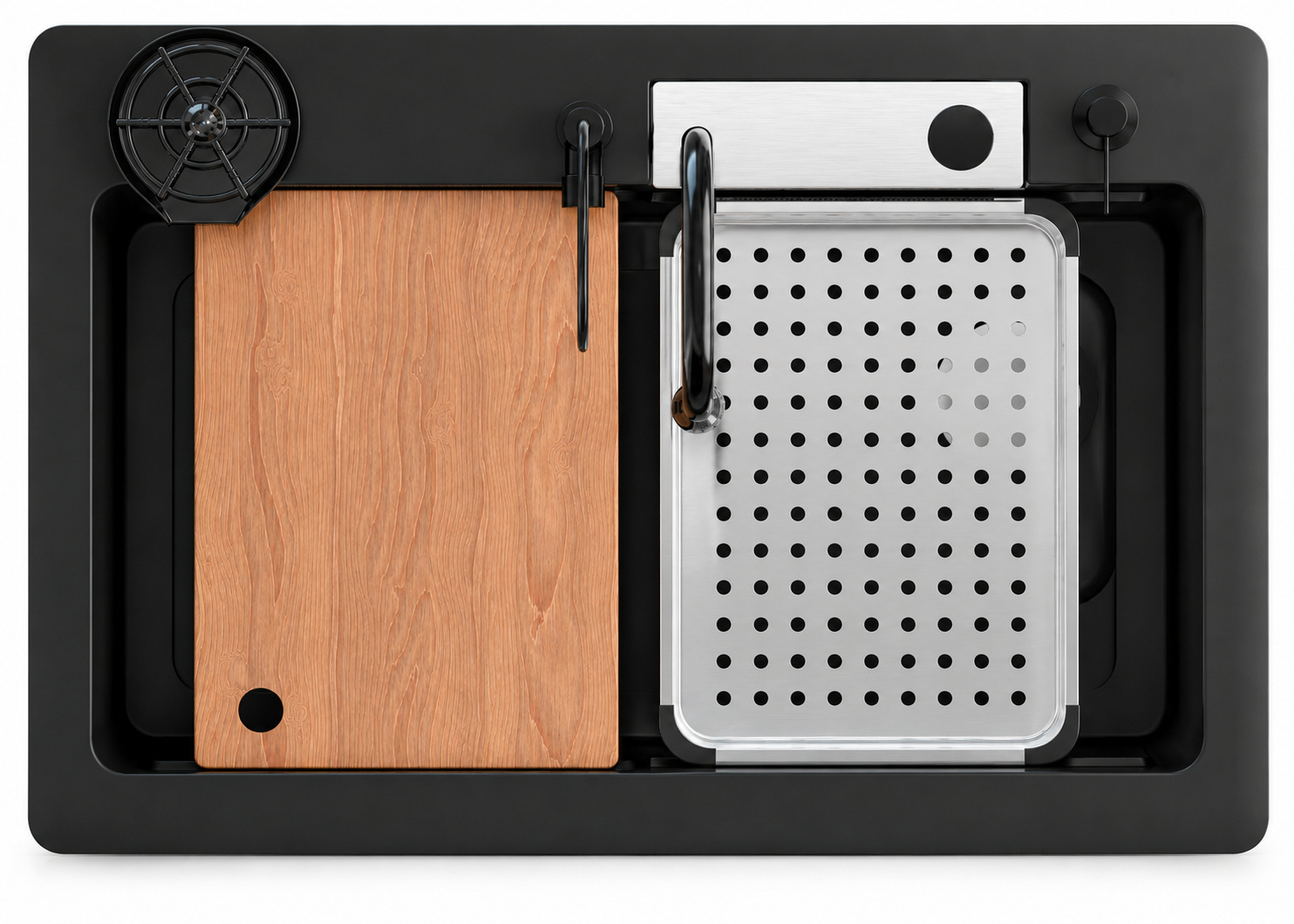 ARTICKK Mavlon Multi Functional 30x20x9 Mavlon quartz kitchen sink