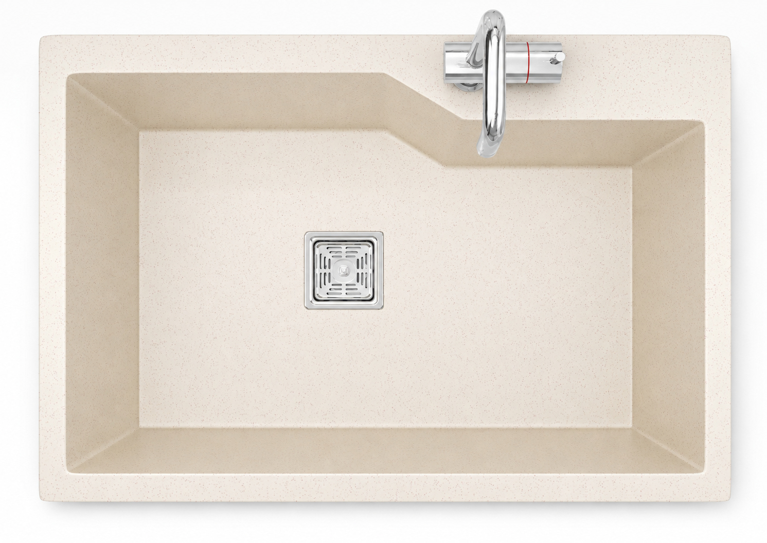 ARTICKK Mavlon Single 30x20x9 Mavlon quartz kitchen sink